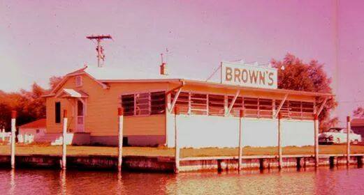 Browns Bar on Harsens Island (Browns Landing) - From Facebook And Website